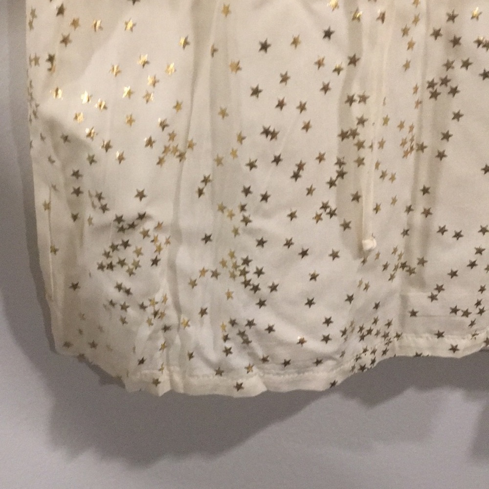 SOLITAIRE Long Sleeves ⭐️ Print Ruffle Top Size M - Picture 6 of 11